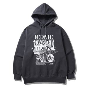 [지프]남여공용 빅프린트 워싱 후드티셔츠 (JQ1THU012)