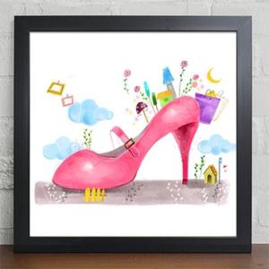 아트박스/꾸밈 cy080-즐거운 상상나라03_구두 위의 집