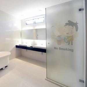 아트박스/꾸밈 ck823_m-무점착유리시트_금연_유리문시트지