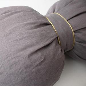 아트박스/메리버디 리본 린넨쿠션 gray
