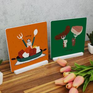 아트박스/꾸밈 tk923-스탠드액자2P_레스토랑요정들