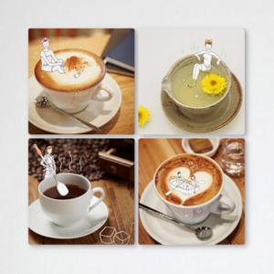 아트박스/꾸밈 ib451-멀티액자_포근한힐링카페