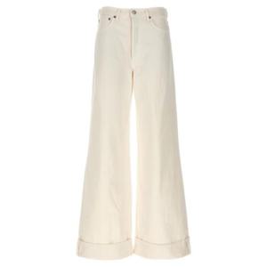 에이골디 데님 팬츠 A91591183FRTCO White