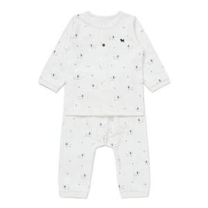 [블루독베이비8] FW25 라인도기내의 HJ (45A7005428) (BLUEDOG BABY 유아 출산 백일 선물 도트 강아지 내복