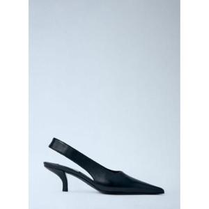 25 FW 토템 여성 클래식 가죽 슬링백 힐 tot0261036blk