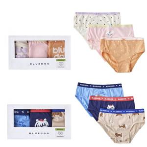 [블루독8-키즈] 택1 핑크 도트삼각3종팬티세트 내의속옷 이너웨어 라운지 두돌선물 초등 25W1051150