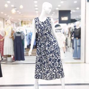 abfz sh06 패턴포인트 스트링민소매원피스 SLBNZ3O41H