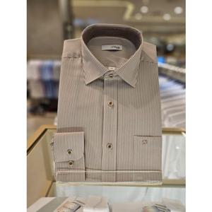[듀퐁] (SE5FM11LS113SBE) 2025FW일반핏 스트래치 폴리스판 베이지 남방 셔츠