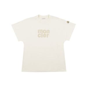 [로로모다] 몽클레어 테디 로고 코튼 여성 반팔티셔츠 / 8C00028-89AUO-036