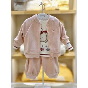 아가방 세이브존02 핑크골벨로아 집업상하세트 02s753007