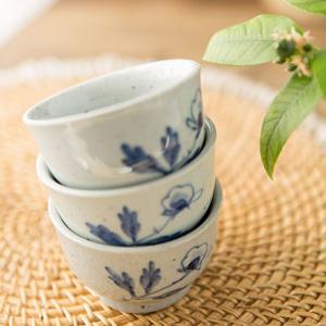 이천도자기 목단 찻잔 3p 세트 다도 전통찻잔 다도세트 전통찻잔 차도구 휴대용다기세트 부부선물 신혼부부