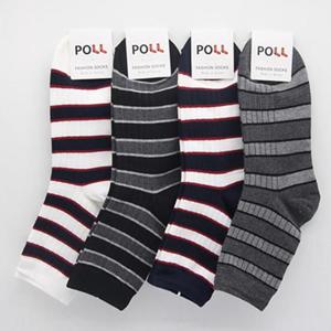남성 패션 양말 6개 W14768 중목 캐쥬얼양말 편한양말
