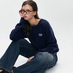 [마리끌레르][정가89,000]울 블렌드 베이직 로고 라운드 니트(MAFCKN16NNY)