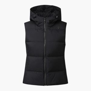 데상트골프베스트 JQS DP42WFDVO2-BLKG 여성 중량 후디 패딩 베스트 / BLACK