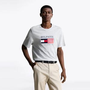 [공식][타미힐피거] 아메리카 플래그 박스 티셔츠 (T12F6TPO013MT1P01)