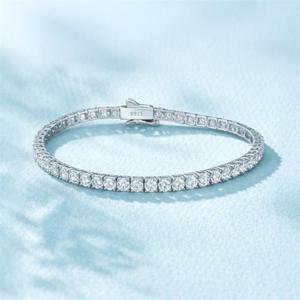 메종드쉬 모이사나이트 팔찌 랩다이아 테니스 BMB001