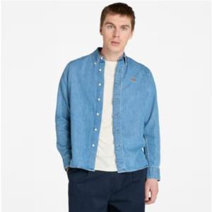 [팀버랜드]체스트 로고 컴포트 데님 셔츠 TB0A6N7QA2V