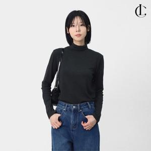 엘케이트 여자 겨울 베이직 스판 속기모 기본 목폴라 이너 티셔츠 LAC002