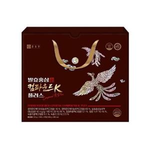 [종근당건강] 종근당 발효홍삼 컴파운드K 플러스 20g x 30포 1박스 홍삼 침향 녹용 진액  선물