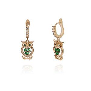 라루체 그린 부엉이귀걸이/원터치/드롭/쥬얼리세트/오피스