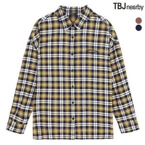 [티비제이]여성 코튼 체크셔츠 (T194SH600P)