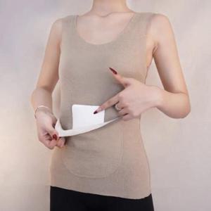 [옷자락] 여자 겨울 융털 기모 핫팩 포켓 보온 슬림핏 이너 나시