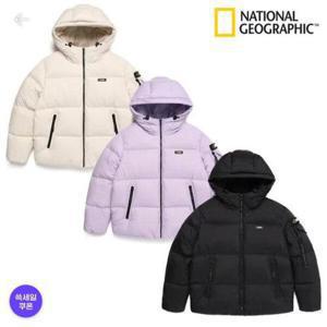 [내셔널지오그래픽]우먼 골든몰 숏기장 구스 다운 후디 점퍼 N224WDW120_DJ