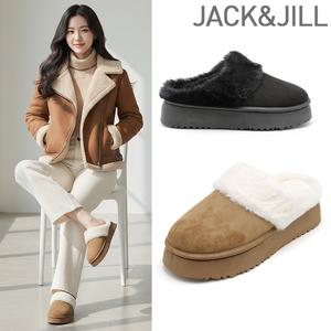 잭앤질 플랫폼 털 슬리퍼(JD5716)