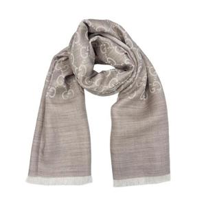 구찌 울 실크 스카프 165904 3G646 9500 베이지 투톤