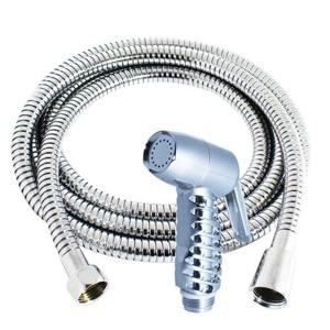 변기샤워기 메탈호스2.0M세트 욕실 청소 샤워건 호스 (W0631A6)