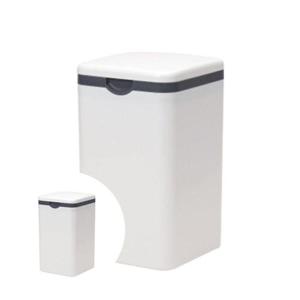 미니 쓰레기통 2호 작은 가정용 휴지통 휴지 수거함 컴팩트 WFKUYVD