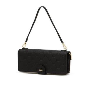 닥스 액세서리 여성 블랙 DD로고 소가죽 핸드폰케이스겸장지갑  (WCWA4F605BK)