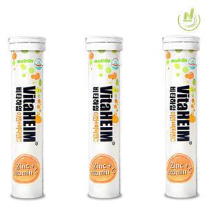 [비타하임(VitaHEIM)] 발포 비타민 아연비타민(독일산/20정) -3통