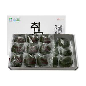 [푸드맛남] 강원도 정선 수리취떡 혼합 1.5kg 30개(인절미15/찹쌀떡15/선물상자)