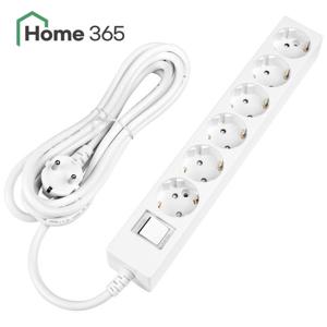 [홈365] 국산 과부하차단 멀티탭 6구 3m / 16A 접지 멀티콘센트