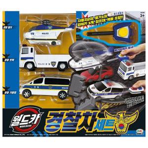 [미미월드]월드카 파워키 경찰차세트