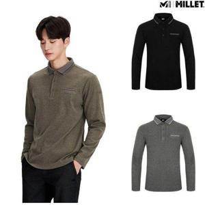 갤러리아_[MILLET] 양면기모 데피 요꼬 에리 티셔츠 (MLTFT221)