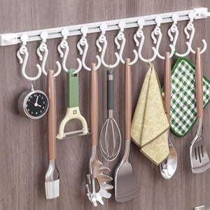 [JHQPSP3S_4B]무타공 국자걸이 조리도구 행거레일 거치대