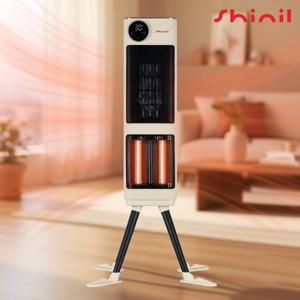 [신일] 더슬림 즉시발열 듀얼 히팅 PTC+석영관 복합 전기 히터 온풍기 / 2026년 최신형