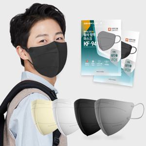 에버뉴크린 KF94 새부리형 황사방역마스크(블랙/대형) 50입