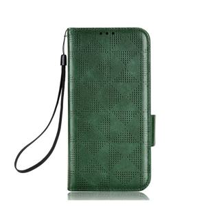 갤럭시S22케이스 삼각패턴 가죽 카드지갑 케이스 M956