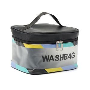 [라일리] Rly 쿨워시 방수 파우치(패턴블랙) 화장품파우치