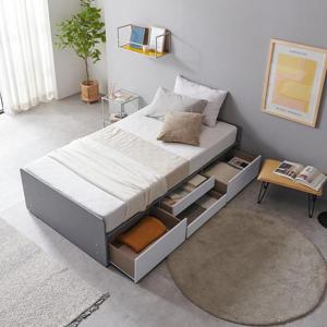 티오노 무헤드 높은 4서랍 침대 프레임 S