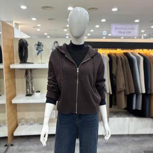 [쉬즈미스]울혼방 니트 후드 집업 가디건