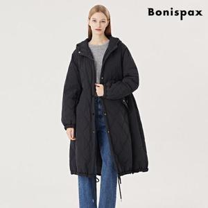 [보니스팍스]퀄팅 스트링 패딩 점퍼 (XO4JJ020L0)