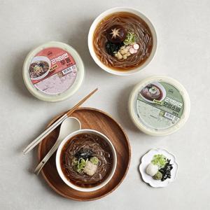 [다신샵] 54kcal 바로먹는 곤약이면 2종 8개/ 노밀가루 발효곤약 모밀소바 우동