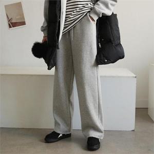 [하늘바라기]양기모 트레이닝 팬츠/여성트레이닝팬츠/기모밴딩팬츠