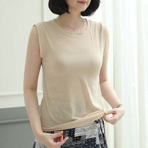 [웬디즈갤러리]시원한 린넨 나시 티셔츠 BTS016