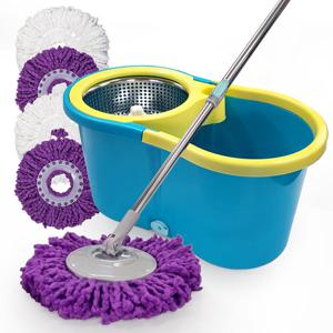 걸레4장_청소앤 스텐레스 동글이청소기 통돌이 물걸레청소 회전걸레