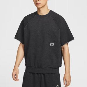 나이키 헤리티지 반팔 플리스 피트니스 탑 DD5 HJ8088 010